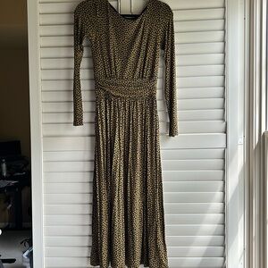 Boden long sleeve midi dress size 4